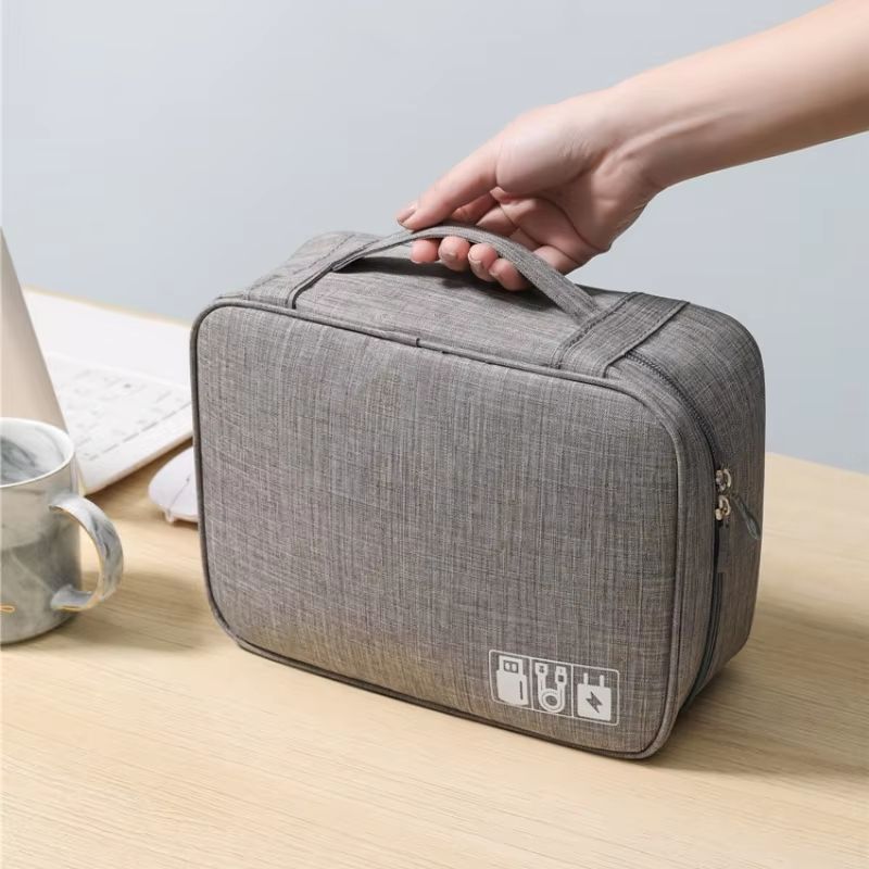 CableGuard Waterproof Tech Organizer Bag  Portable Storage For Chargers USB Cables  Travel Accessor 3