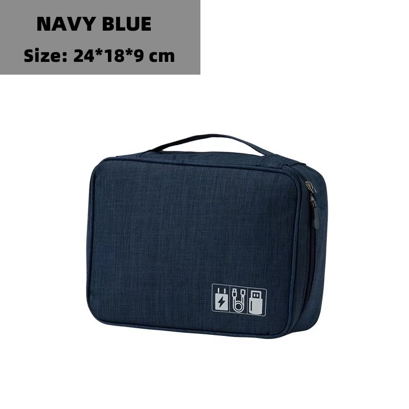 CableGuard Waterproof Tech Organizer Bag  Portable Storage For Chargers USB Cables  Travel Accessor 6