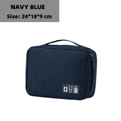 CableGuard Waterproof Tech Organizer Bag  Portable Storage For Chargers USB Cables  Travel Accessor 6