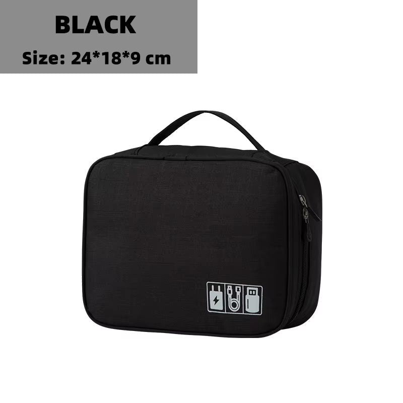 CableGuard Waterproof Tech Organizer Bag  Portable Storage For Chargers USB Cables  Travel Accessor 7