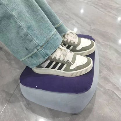TravelLift Inflatable Footrest Pillow  Portable PVC Air Cushion Leg Rest For Travel Office  Home 2