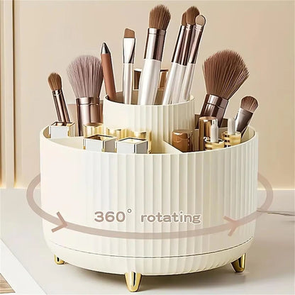 Rotaro360 Makeup Organizer  1 PC Plastic Cosmetic Storage With 5 Compartments  360 Rotation 9