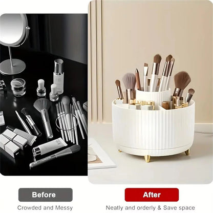 Rotaro360 Makeup Organizer  1 PC Plastic Cosmetic Storage With 5 Compartments  360 Rotation 5