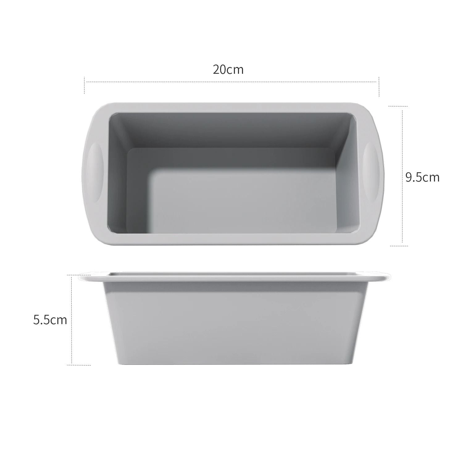 Nonstick Silicone Mini Loaf Baking Pan 9