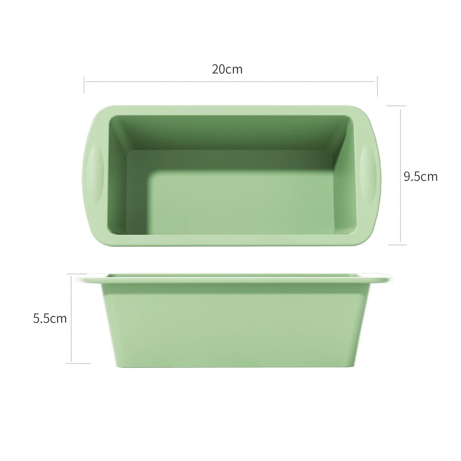 Nonstick Silicone Mini Loaf Baking Pan 8