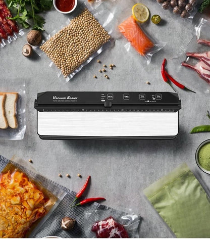 Electric Food Vacuum Sealer Machine With Double Pump And Storage Bags 1