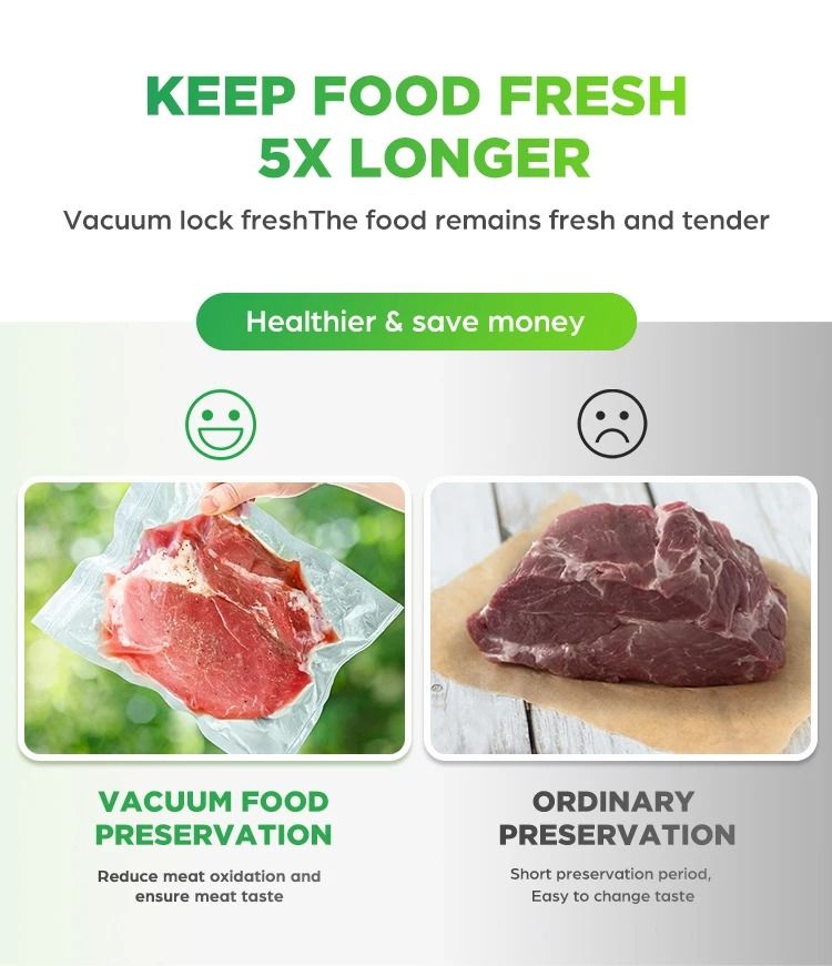 Electric Food Vacuum Sealer Machine With Double Pump And Storage Bags 2