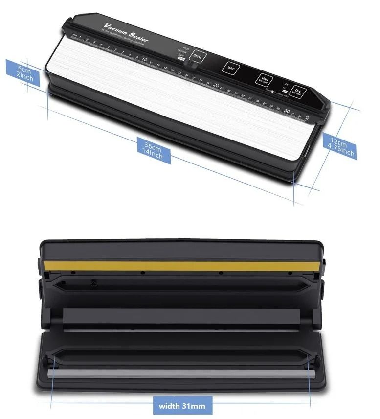 Electric Food Vacuum Sealer Machine With Double Pump And Storage Bags 4