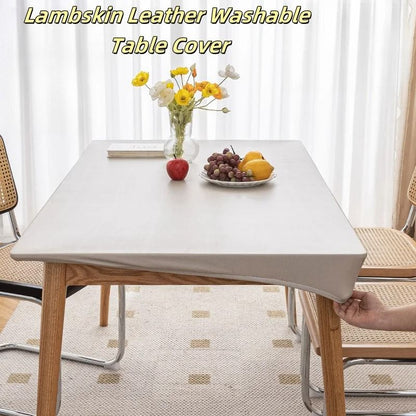 Waterproof Leather Tablecloth Pad for Dining or Work Tables