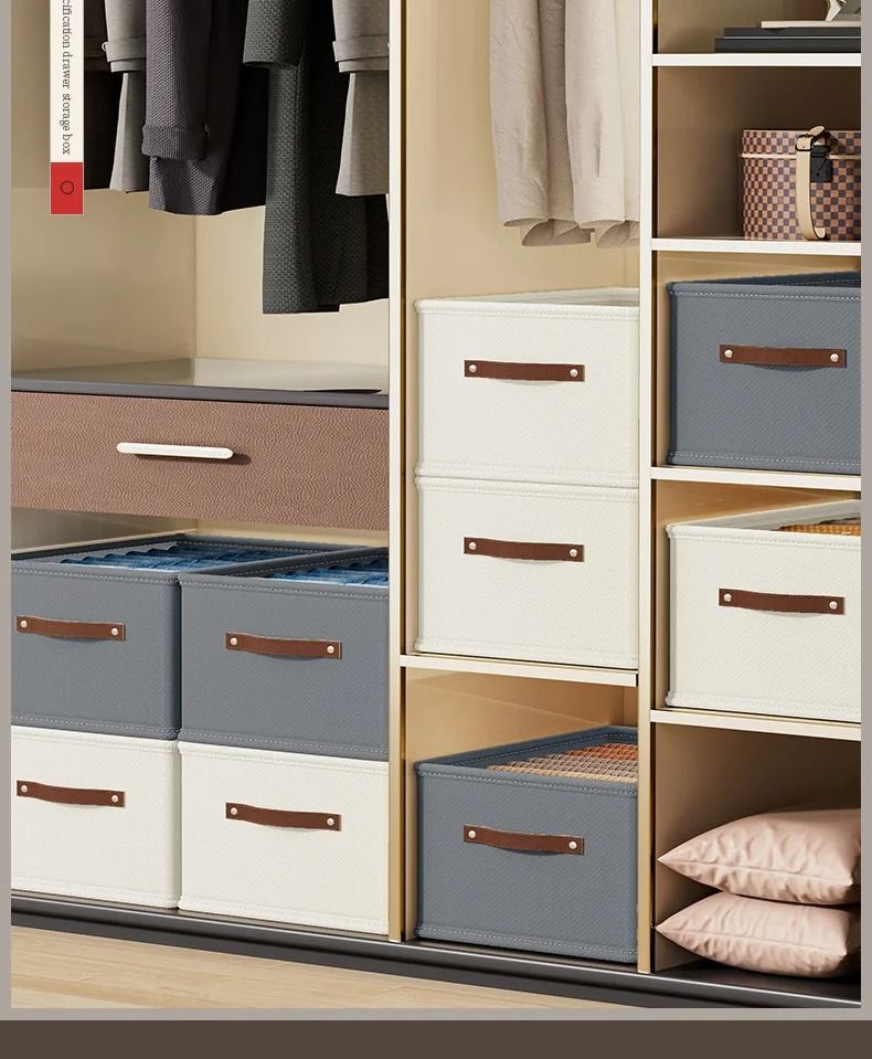 Foldable Dustproof Clothing And Toy Storage Box 5