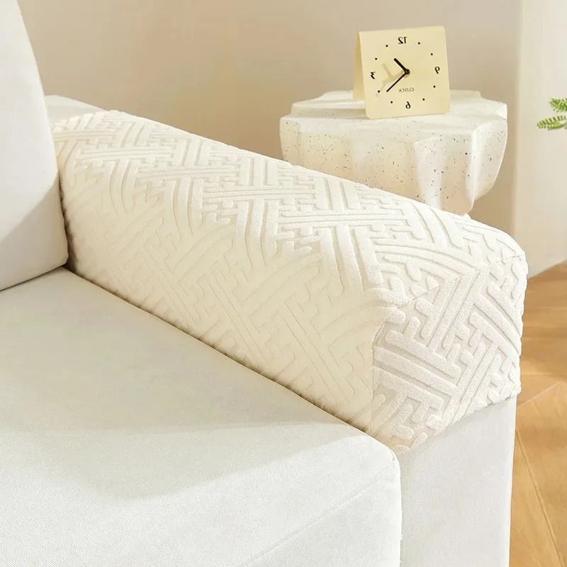 Stretch Armrest Covers For Sofa Or Chair 7