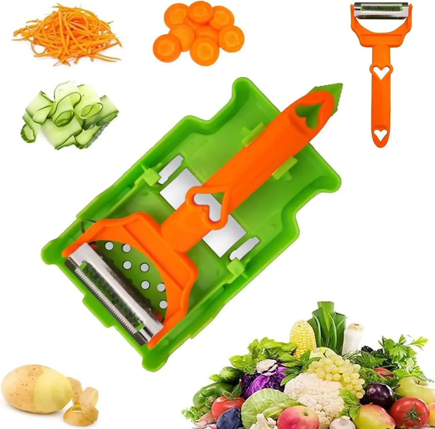 Multi Fruit and Vegetable Peeler Kit for Kitchen