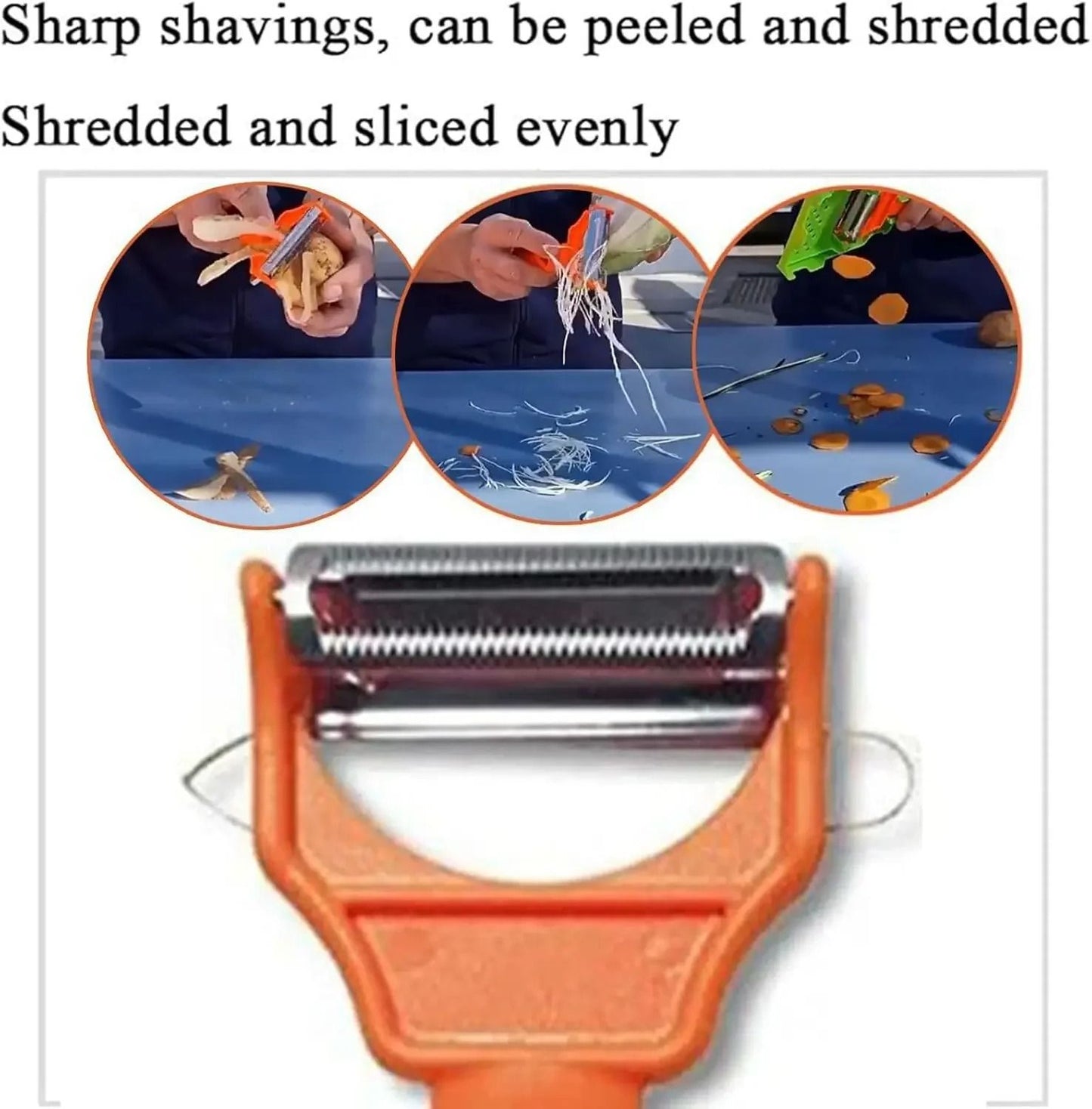 Multi Fruit And Vegetable Peeler Kit For Kitchen 3