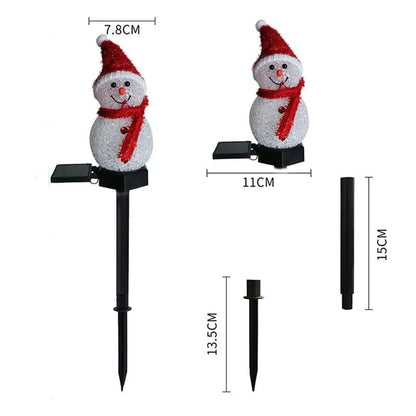 Solar Snowman Christmas Light For Outdoor Decoration 1