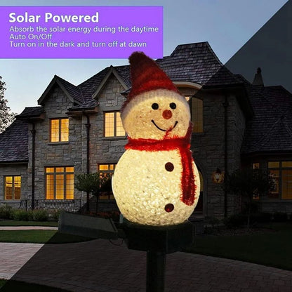 Solar Snowman Christmas Light For Outdoor Decoration 3