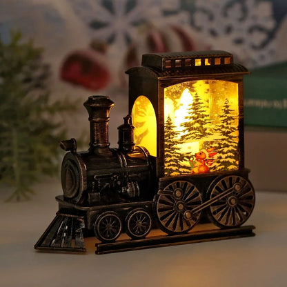 Vintage Train LED Night Light Lantern 5