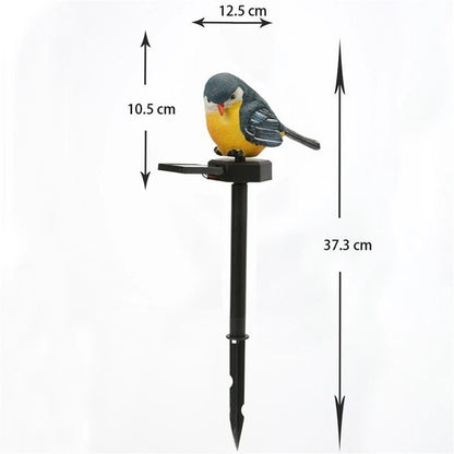 Solar Bird Garden Light Outdoor Resin Decoration 6