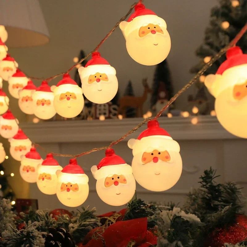 Santa Claus LED String Light Garland 3