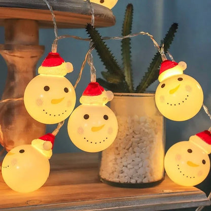 Santa Claus LED String Light Garland 8
