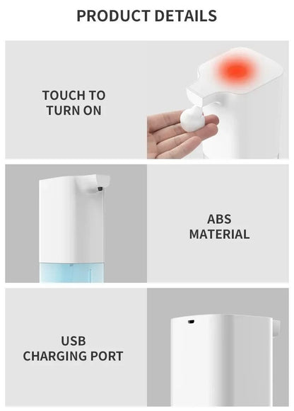 Automatic Infrared Sensor Soap Dispenser USB Rechargeable For Kitchen And Bathroom 1