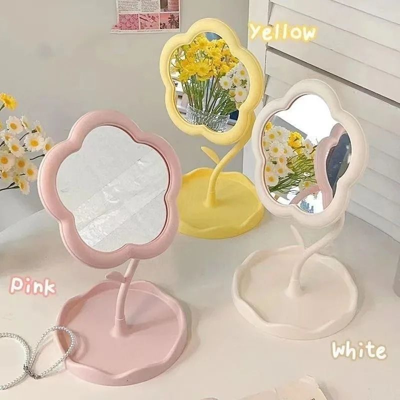Creative Flower Desktop Mirror