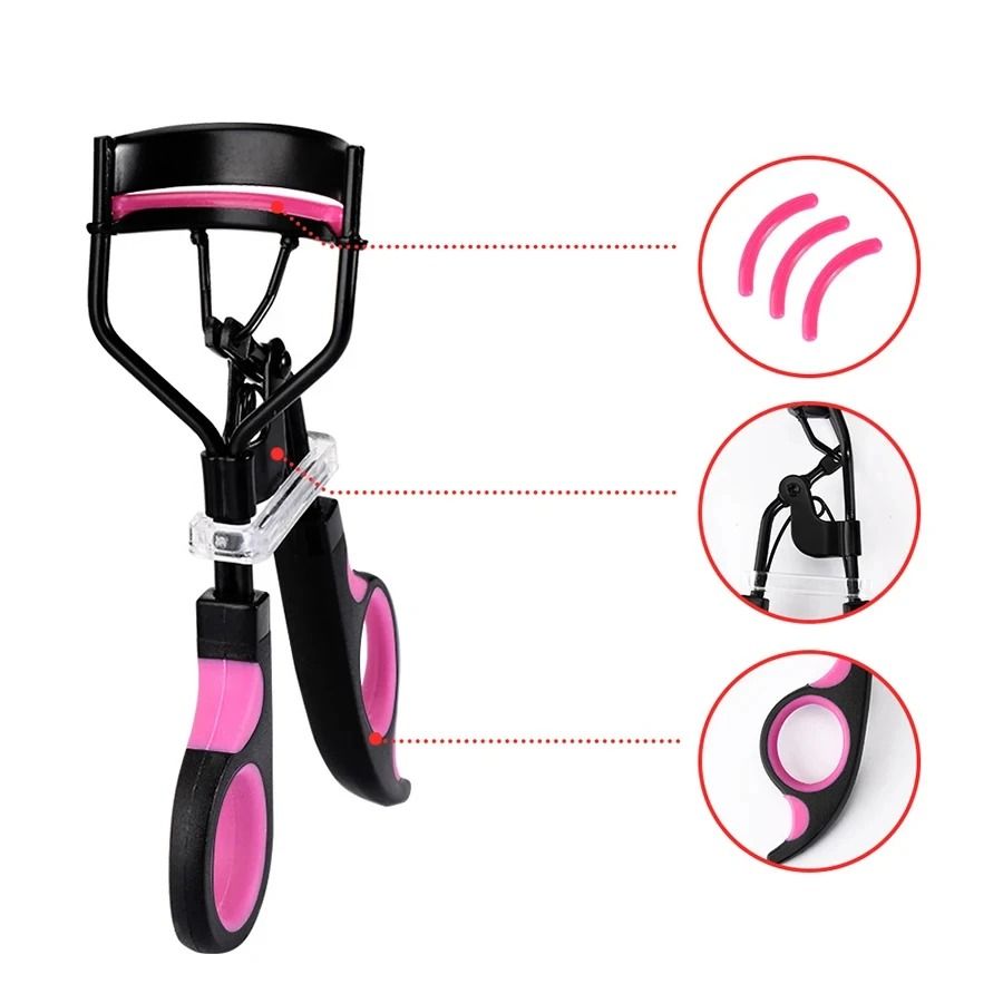 Dual Color Handle Eyelash Curler And Eyebrow Trimmer Set 5