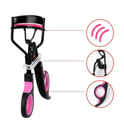 Dual Color Handle Eyelash Curler And Eyebrow Trimmer Set 5