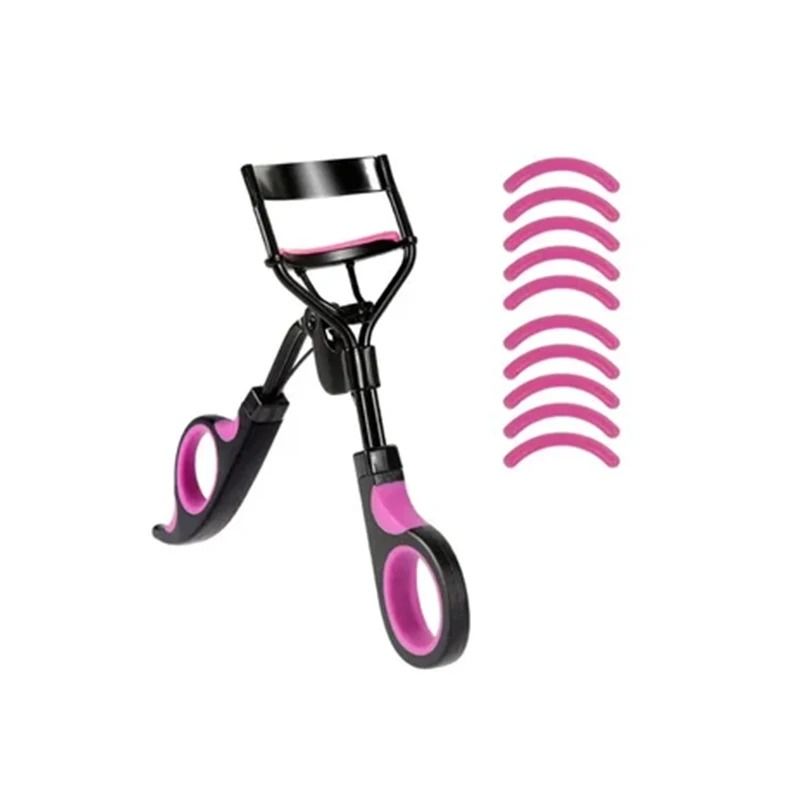 Dual Color Handle Eyelash Curler And Eyebrow Trimmer Set 8