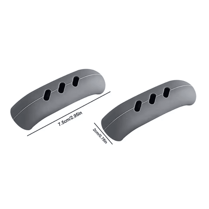 HeatGuard Silicone Pan Handle Covers Set Of 2 5
