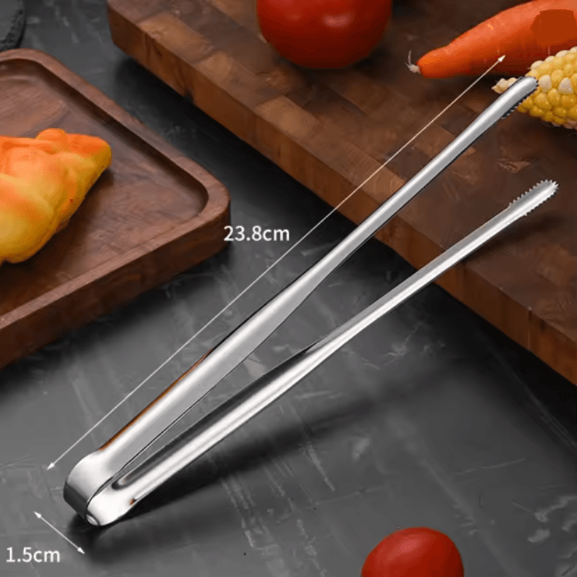 GrillMaster Stainless Steel BBQ And Kitchen Tongs 4