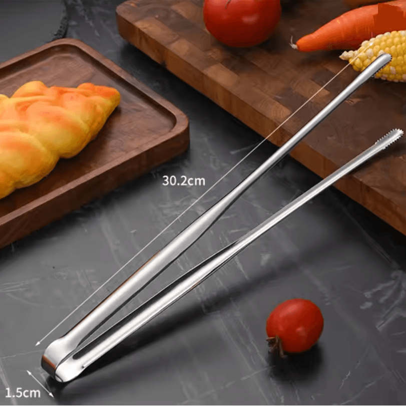 GrillMaster Stainless Steel BBQ And Kitchen Tongs 5