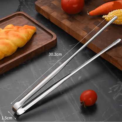 GrillMaster Stainless Steel BBQ And Kitchen Tongs 5