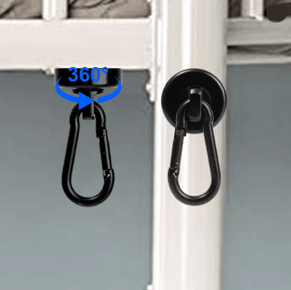 MagnaHook Heavy Duty Rotating Magnetic Carabiner Hooks 3