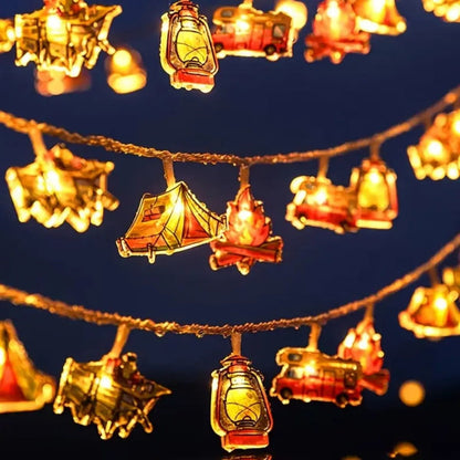 LED Camping Pattern String Lights 2
