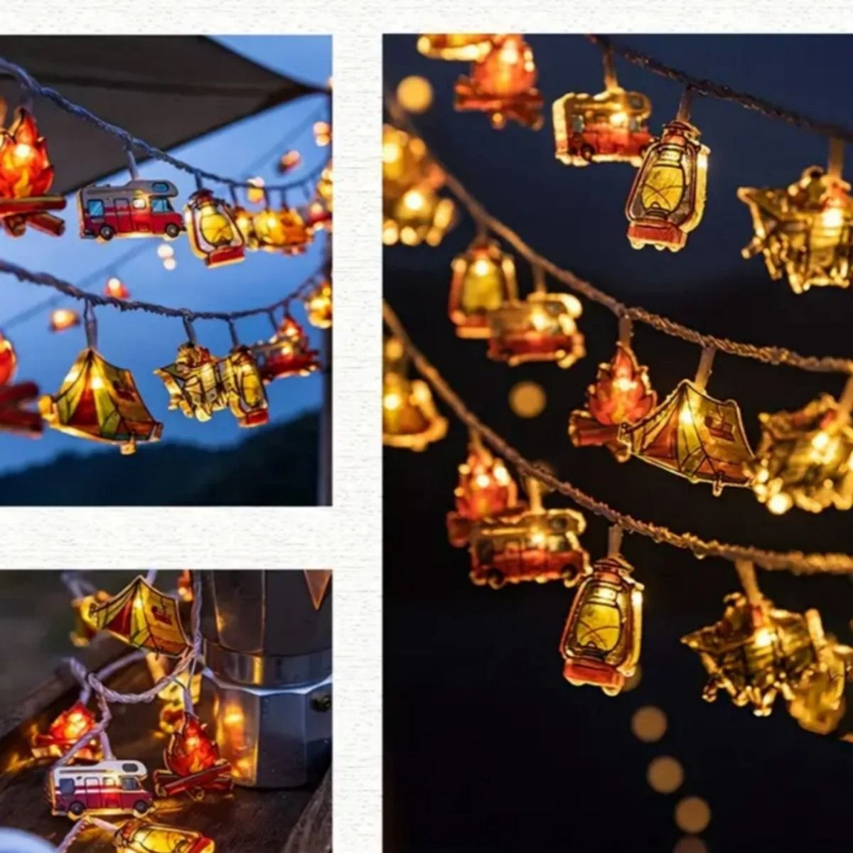LED Camping Pattern String Lights 4