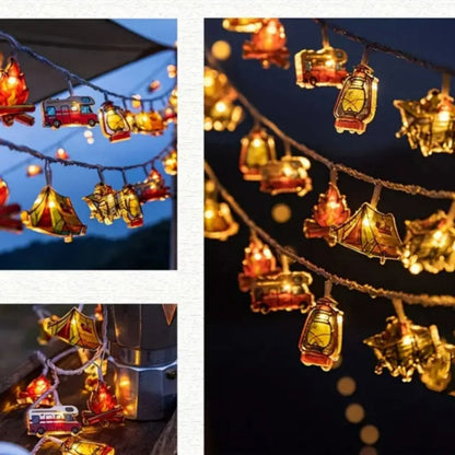 LED Camping Pattern String Lights 4