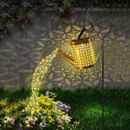 Iron Solar Lantern Outdoor Decorative Garden Light 13