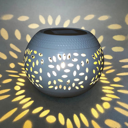 Iron Solar Lantern Outdoor Decorative Garden Light 14