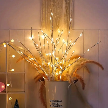 White Birch Branch LED Lights 5