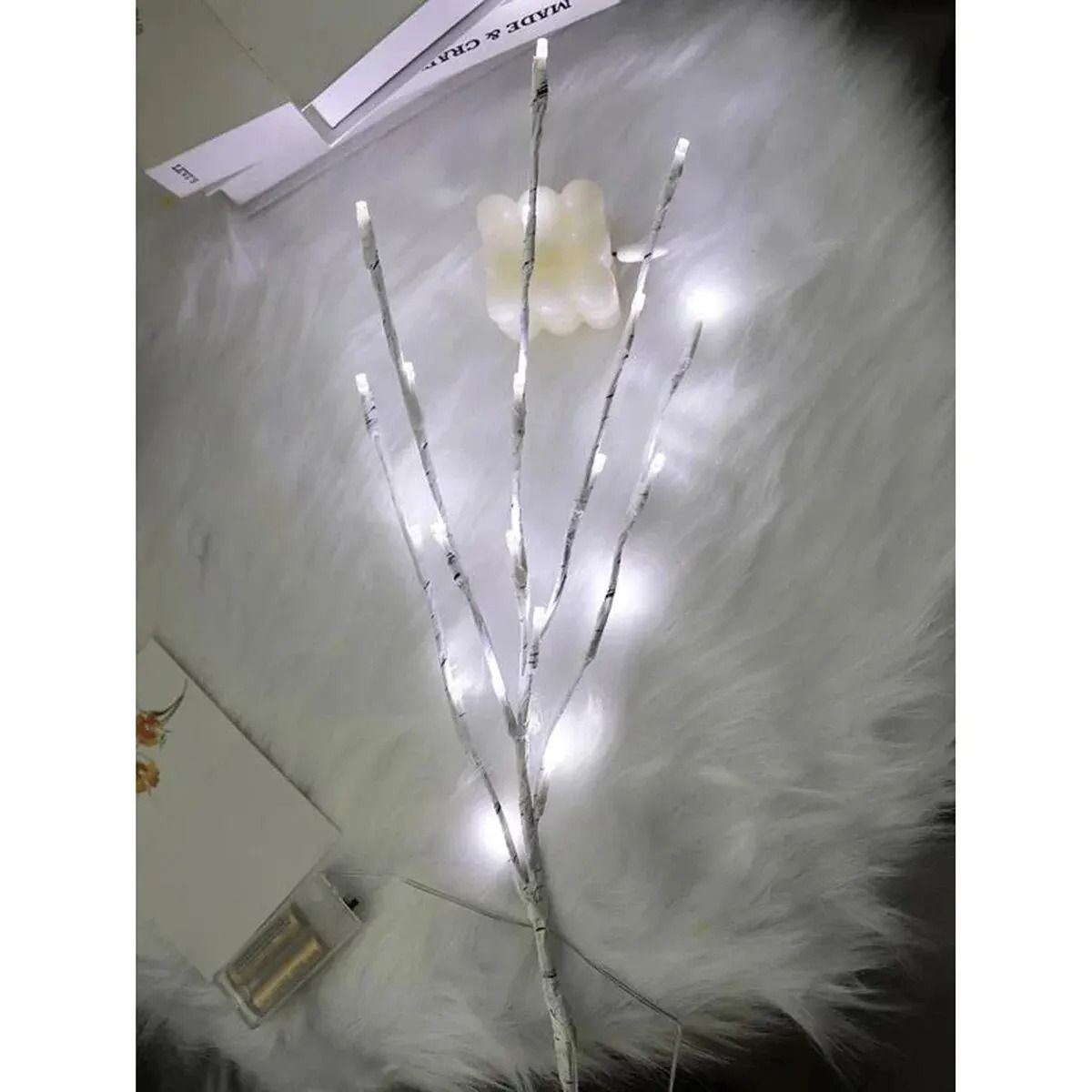 White Birch Branch LED Lights 8