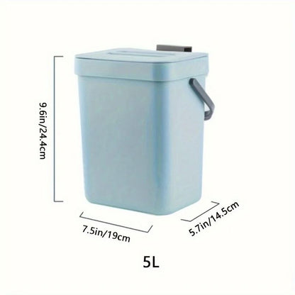 SpaceSaving QuietClose Trash Can 9