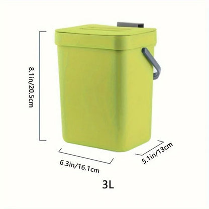 SpaceSaving QuietClose Trash Can 7