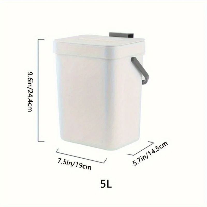 SpaceSaving QuietClose Trash Can 11