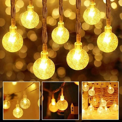 LED Crystal Ball String Lights 5