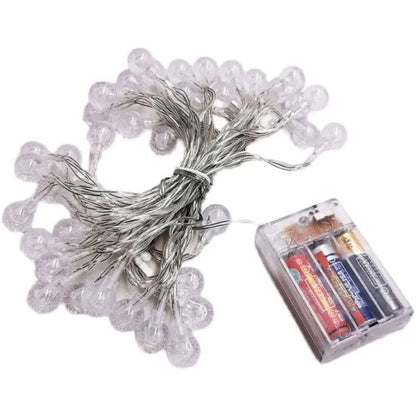 LED Crystal Ball String Lights 6