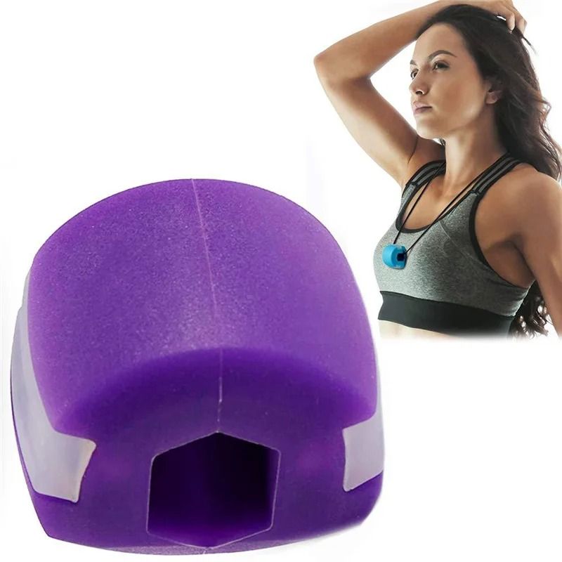 Silicone Jaw Exerciser Facial Fitness Ball 9