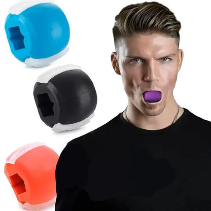 Silicone Jaw Exerciser Facial Fitness Ball 1