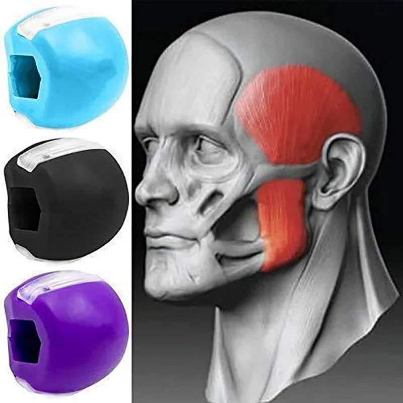 Silicone Jaw Exerciser Facial Fitness Ball 3