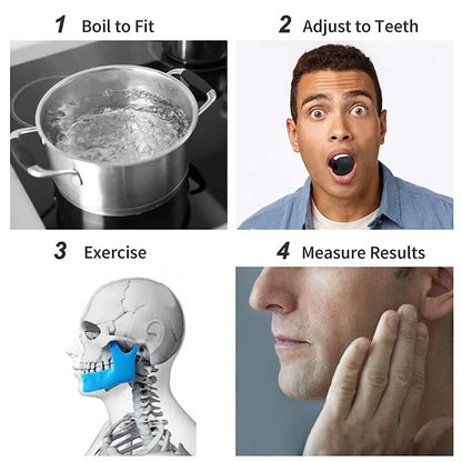 Silicone Jaw Exerciser Facial Fitness Ball 4
