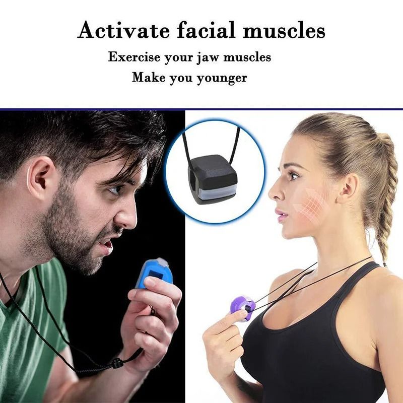 Silicone Jaw Exerciser Facial Fitness Ball 6